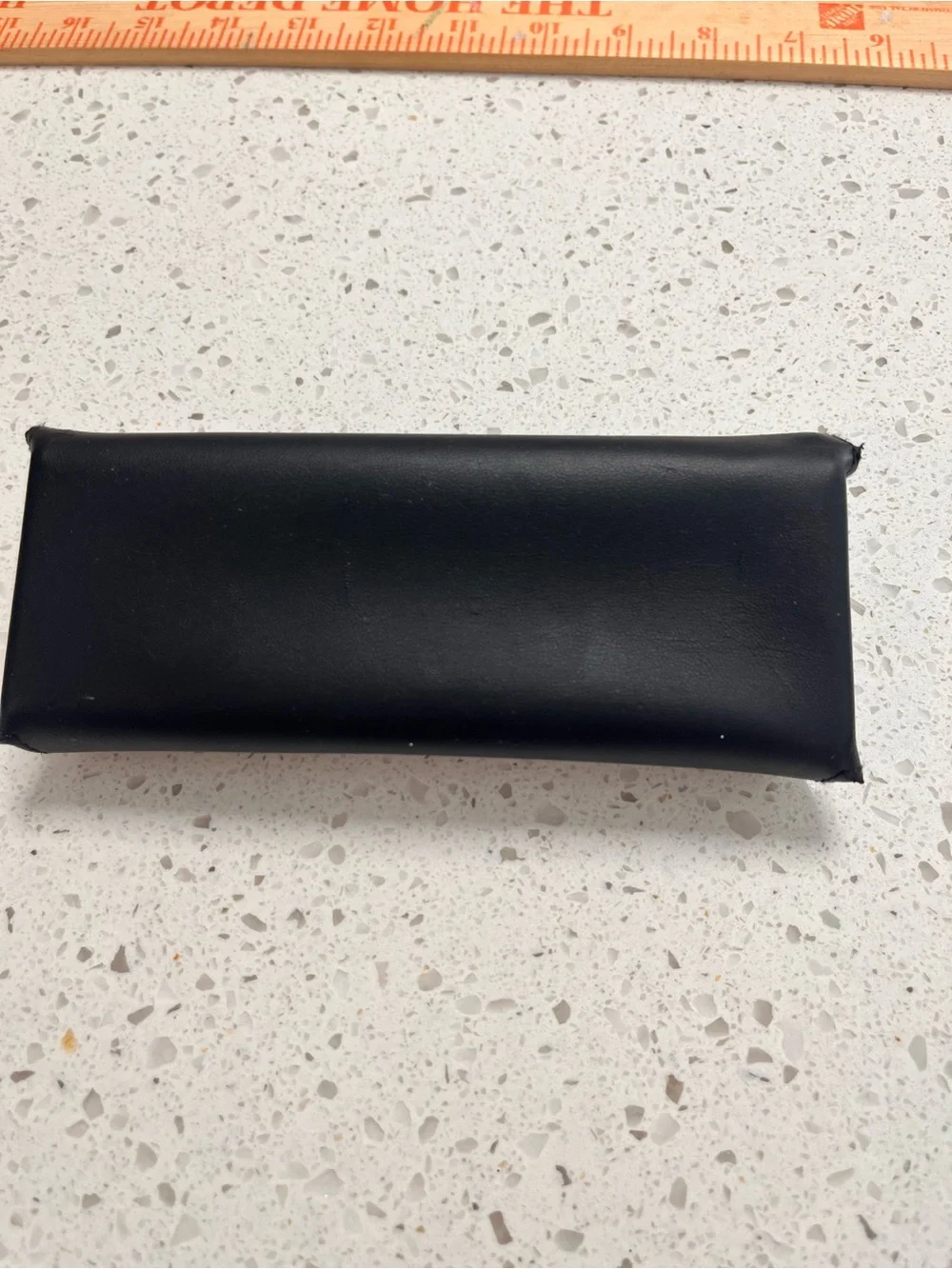 Valentino Black Fold-Over Sunglasses Case
